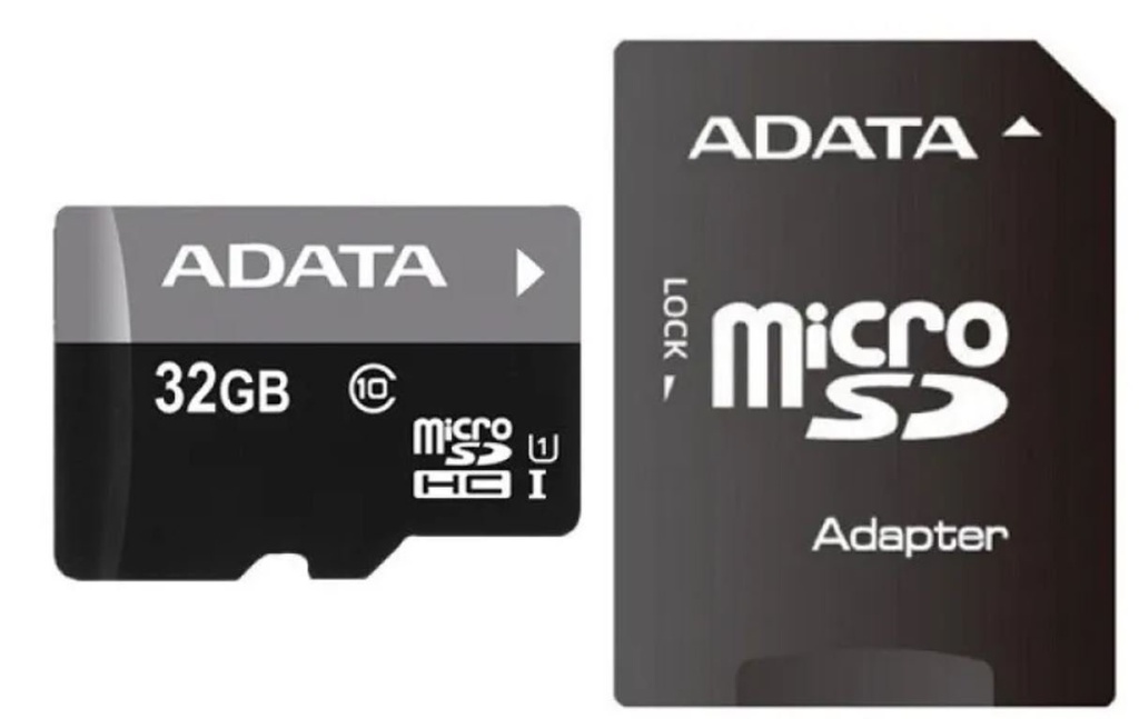 Memoria Micro SD 32GB Adata Clase 10 c/adaptador 50Mbs