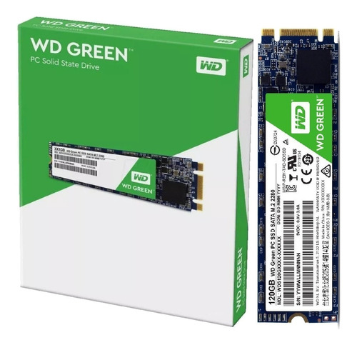 Disco Sólido SSD 120GB WD Green M.2 2280