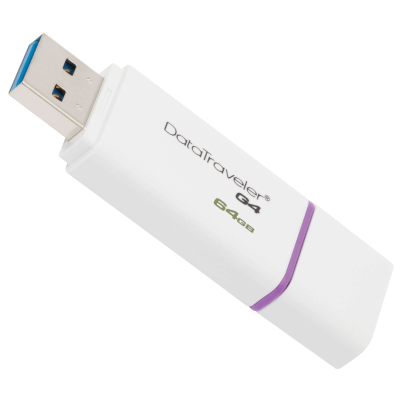 Pendrive 64GB Kingston Blanco USB 3.1 DTIG4