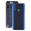 *Tapa Trasera para Motorola One Fusion Azul Con Botones