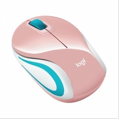 Mouse inalámbrico Logitech M187 Blossom Rosa