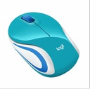 Mouse inalámbrico Logitech M187 Bright Teal Celeste